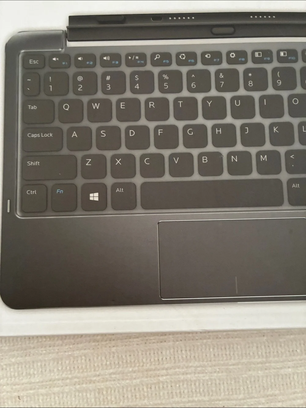Dell Venue Mobile Keyboard - Black Slim Keyboard with Touchpad